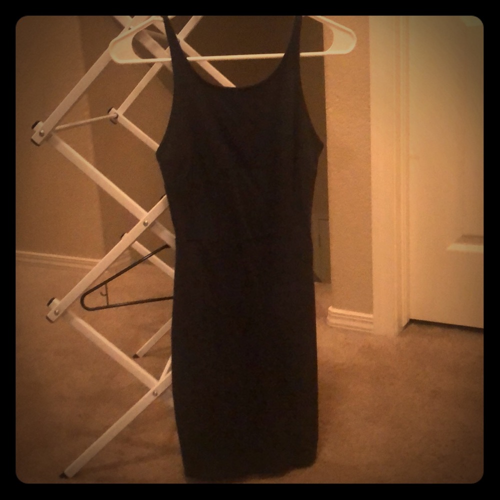 Tight, mini dress.